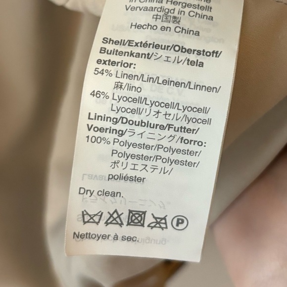 J. Crew Leopard Print Going Out Linen Blend Collarless Blazer - Picture 5 of 8